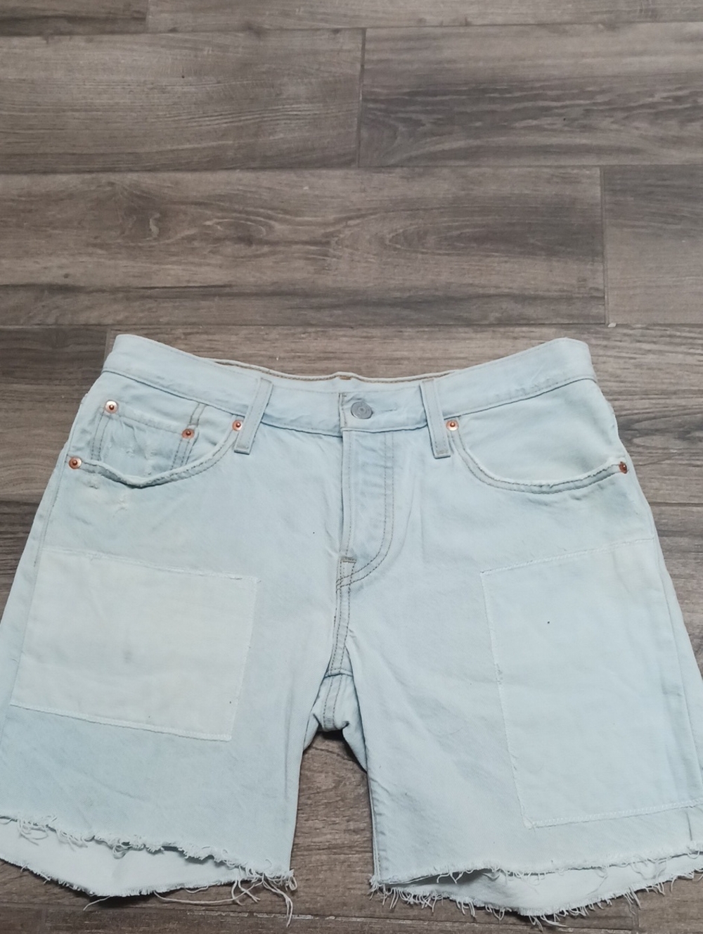 Levi's Light Blue 501® CT Denim Shorts